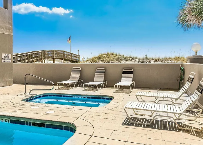 Holiday home Family-friendly Gulf-front With Private Balcony Hot Tub Pool & Gym