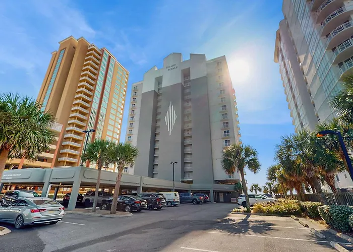 Family-friendly Gulf-front With Private Balcony Hot Tub Pool & Gym Gulf Shores
